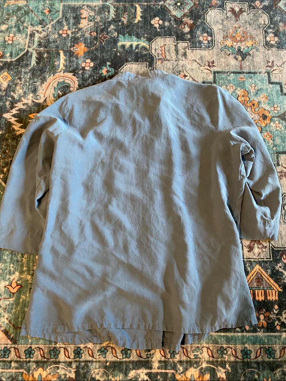 Coldwater Creek silk Button-Front Top - Picture 7 of 7